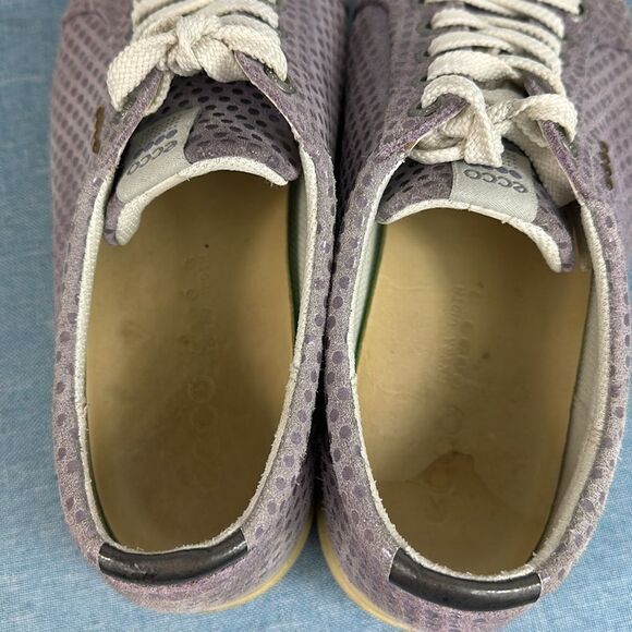 ECCO Tray Hybrid Hydromax Water Resistant Golf Shoe In Lavender 40 US 9 - Picture 5 of 9